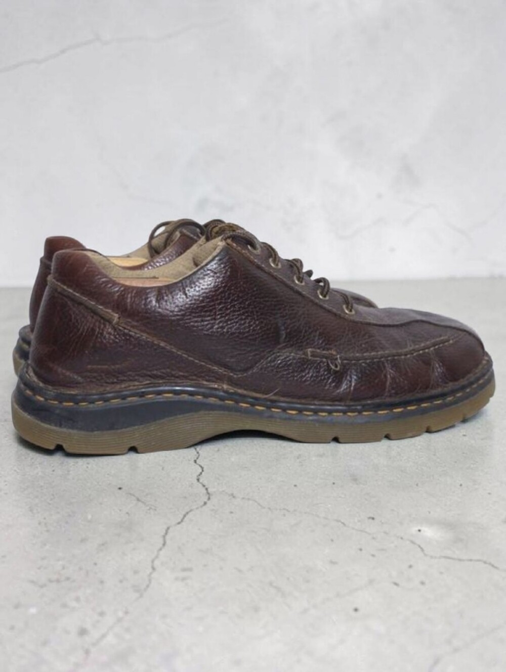 Dr Martens Brown Oxford Mens US 13 Casual Leather Lace Up Shoe 11200 Air Cushion